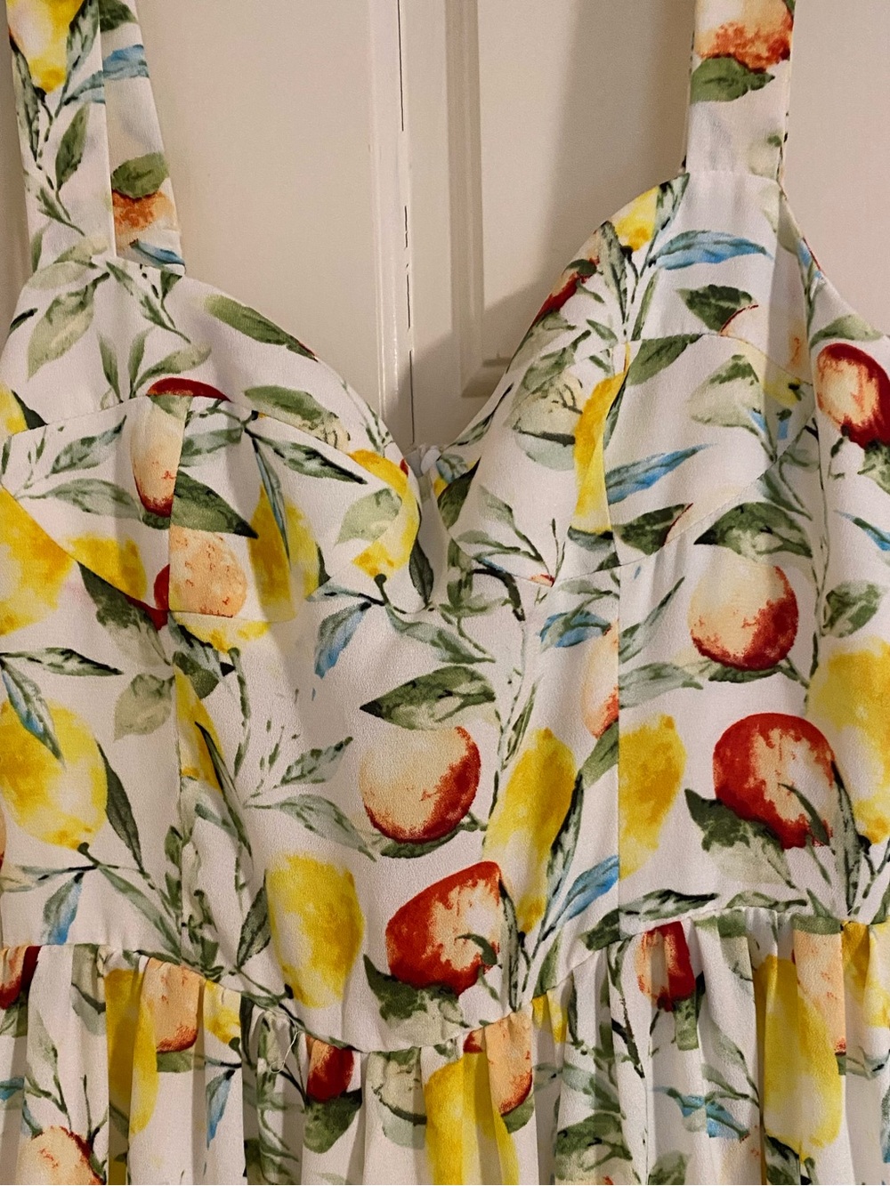 Lemon print midi sundress by Aqua